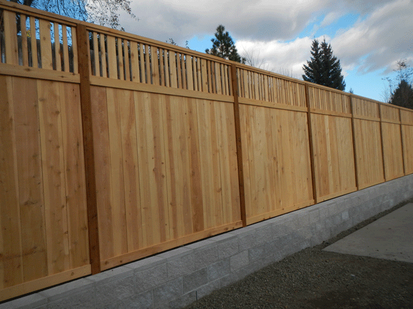 Custom Cedar Fence