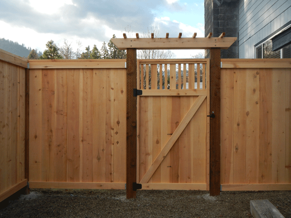 Custom Cedar Fence