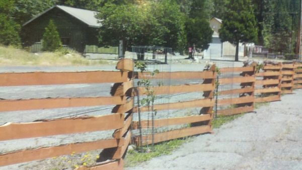 split rail fence